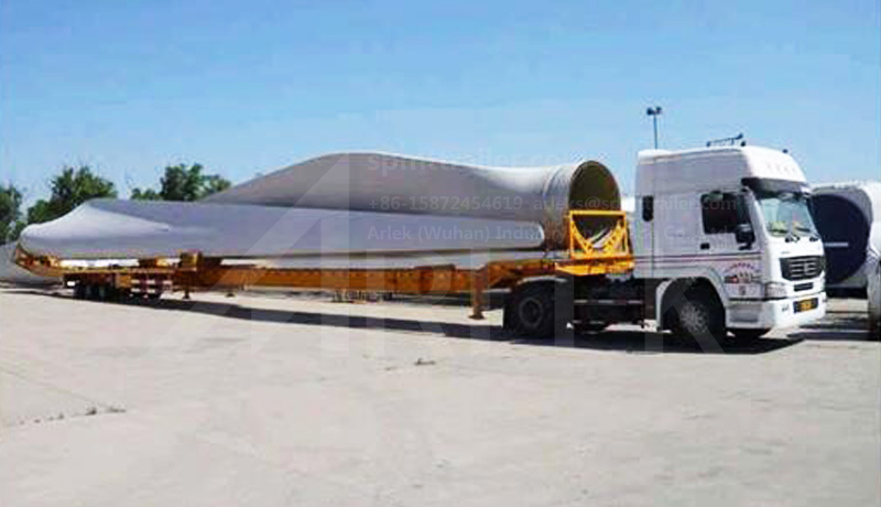 Windmill blade trailers