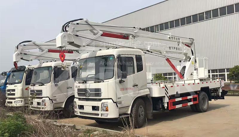 Aerial platform trucks