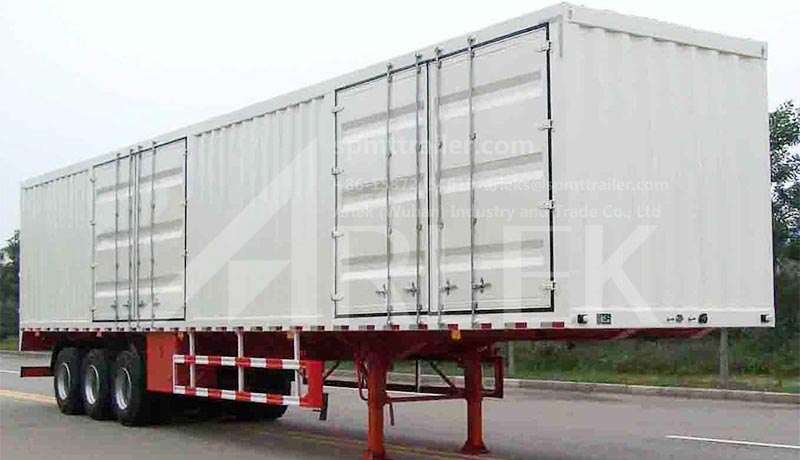 Cargo box semi-trailers