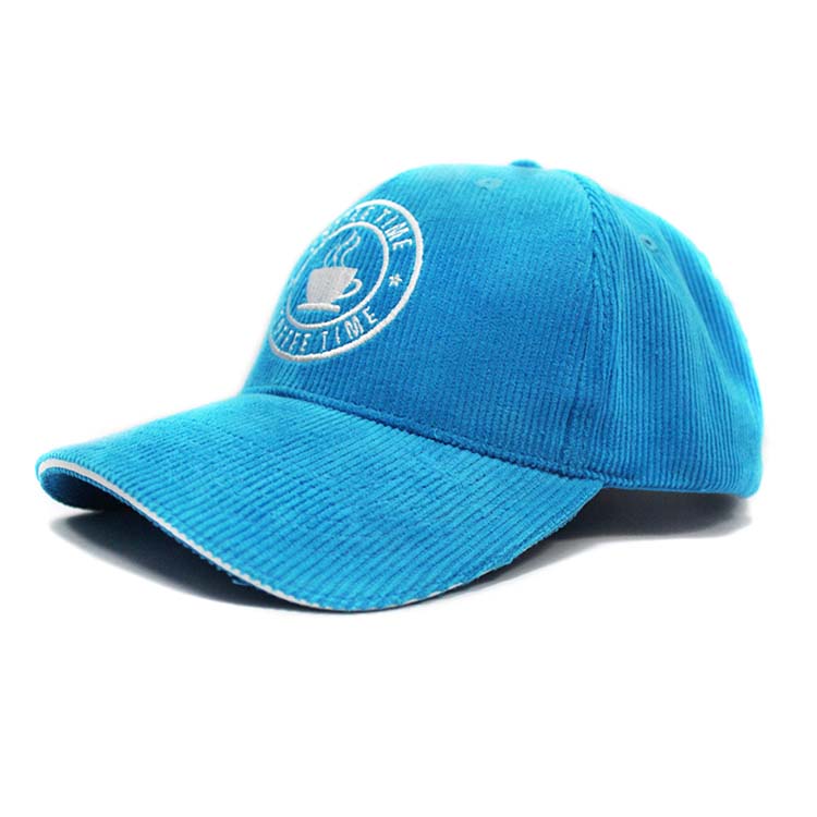 Corduroy Blue Baseball Hats