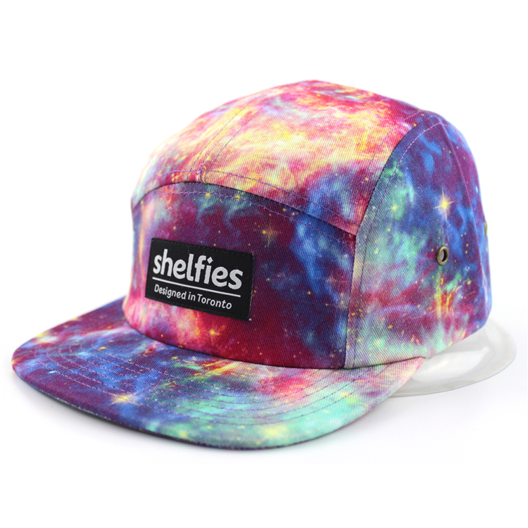 Starry Print 5 Panel Hat