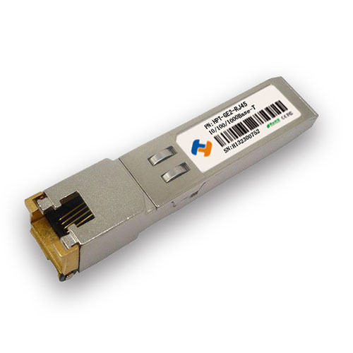 RJ45 10/100/1000BASE-T Copper SFP Transceiver