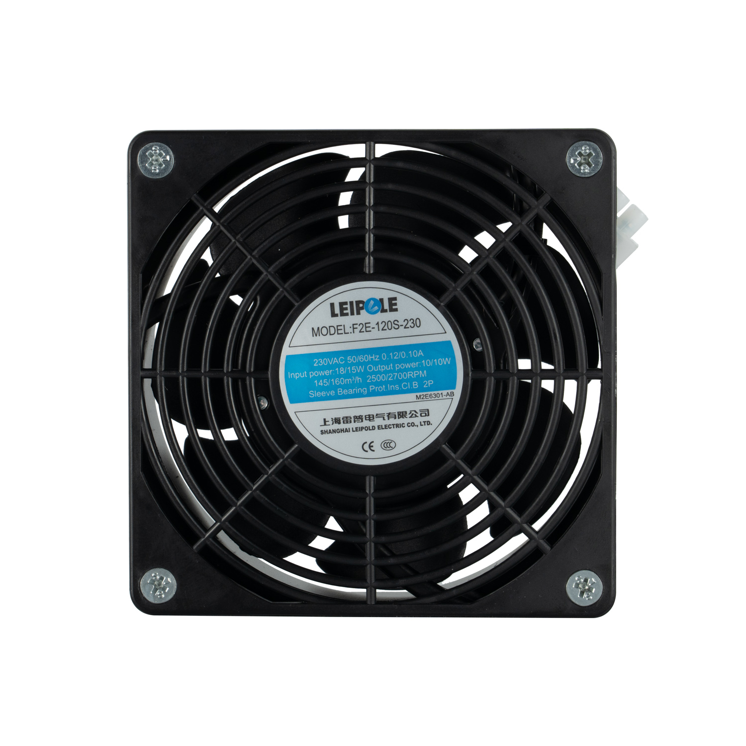 F2E-120S/B Axial Fans 145m³/h