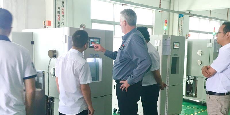 USLAB  visited MENTEK-  A Professional lab test equipment manufacturer in China