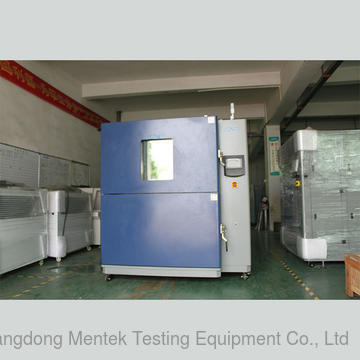 Thermal Shock Climatic Test Chamber Air Damper Controlled Three Zone Hot Cold Air Stream