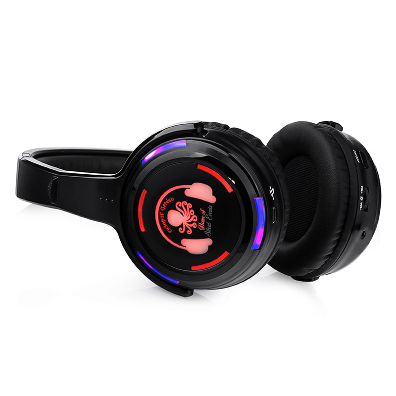 RF Flashing LED Wireless Silent Disco Headphone