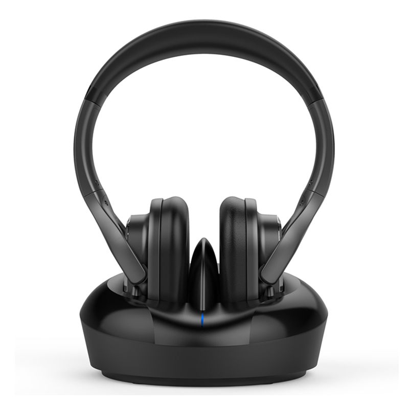 2.4Ghz Wireless TV Headphone with Charging Dock/Transmitter