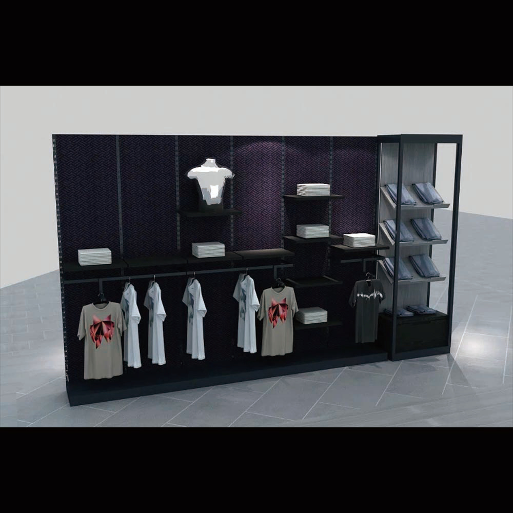 Retail wall wooden counter display case cabinets for sale（HJ-09 display units for shops）