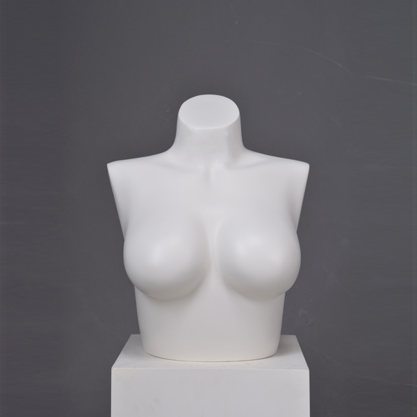 Half-body fiberglass bust bra display Mannequin For Bra body form female half manikins on sale(FG fiberglass bust bra )