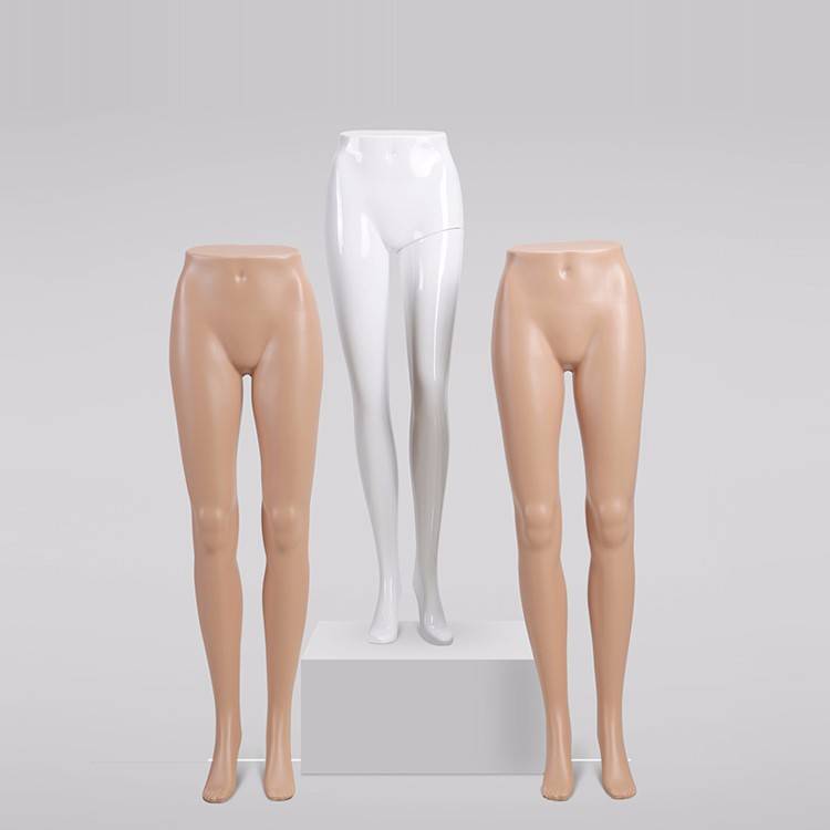 Female lower half body mannequin plastic mannequin leg plastic female leg mannequin