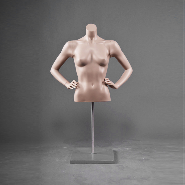 Half body hanging female torso half torso mannequin with arms (DF series hanging female torso mannequin collection)