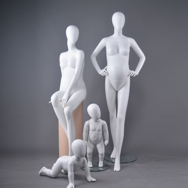 Fashion abstract fiberglass pregnant mannequin child size display mannequins 