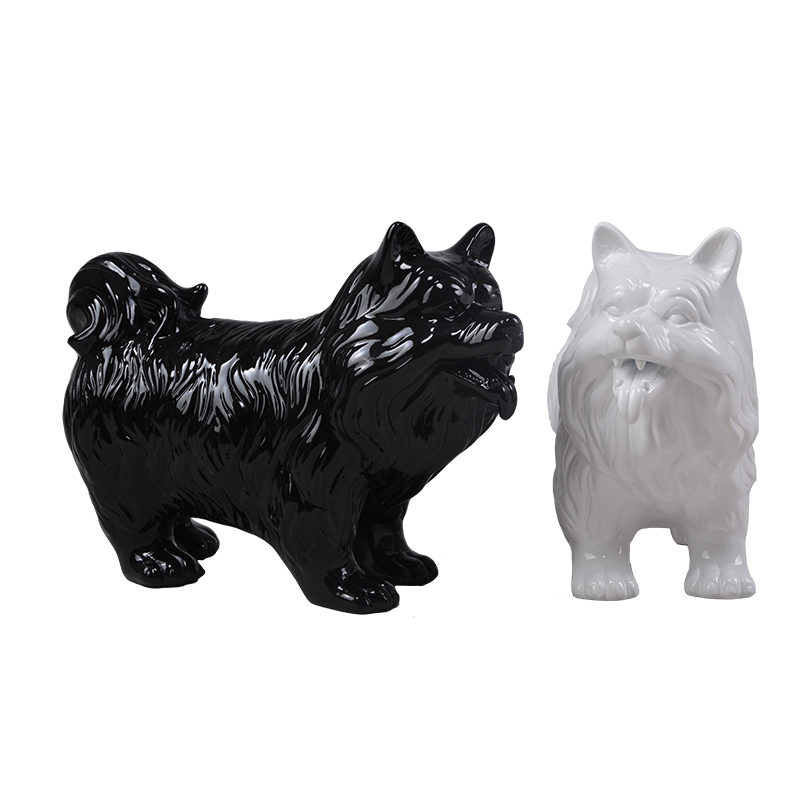 Fiberglass animal mannequins resin dog statues