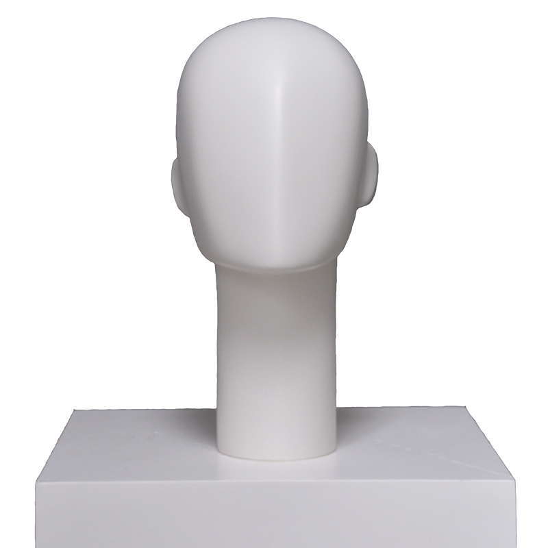 Customized Fiberglass Female Abstract Mannequin Head