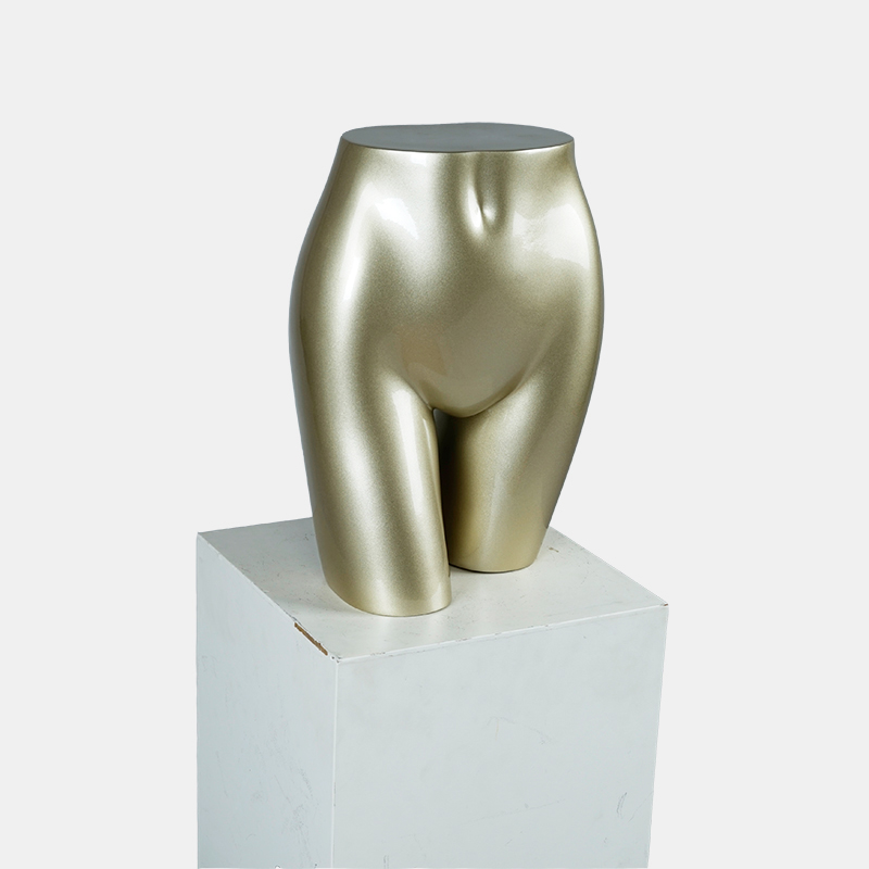 Glossy Gold Torso Mannequin Female Hips Mannequins For Sale(EMH)