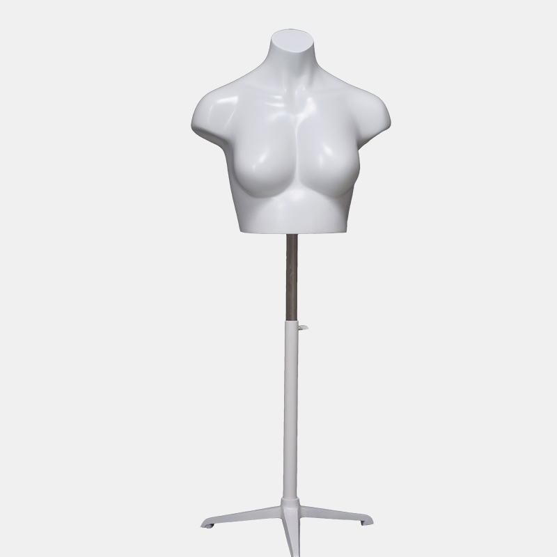 Matte White Fashion Half Mannequin For Bra(KBH)