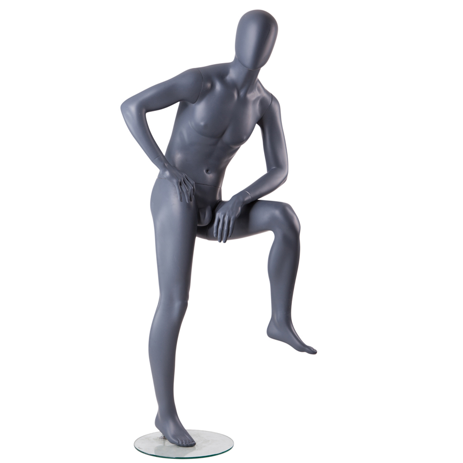 Wholesale Cheap Sitting Muscle Male Mannequin Poseable With Penis Men For Sale(TMA Mannequin Poseable)