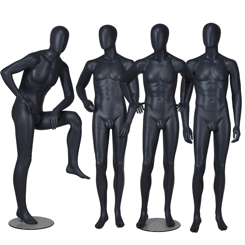 High quality fashion model mannequin black male model mannequin for sale (ETM)