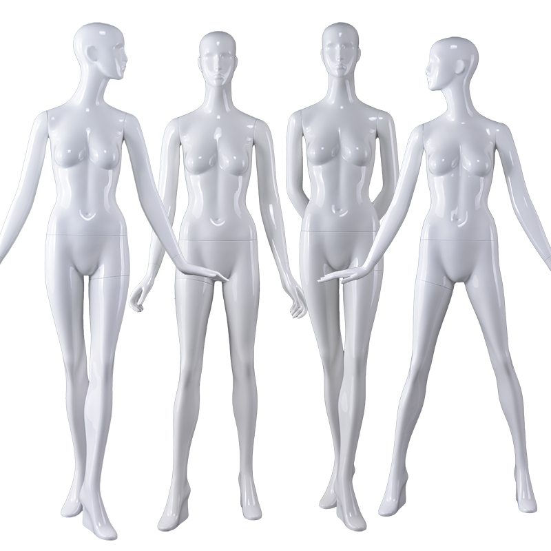 Customized Wholesale Female Mannequin Glossy Fiberglass Mannequin（PUF)