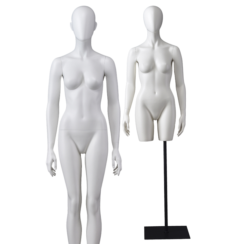 Egg head sexy display female gold white colored female mannequin body(DMAF)