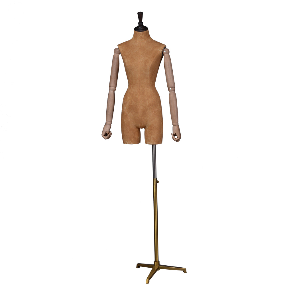 Customized leather finished tailor mannequin torso dress manikin (FDM)