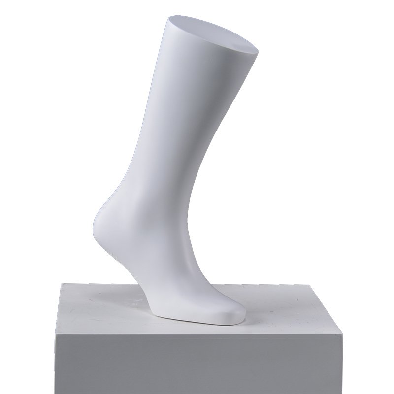 Wholsale white male foot mannequin for shoes(GF)