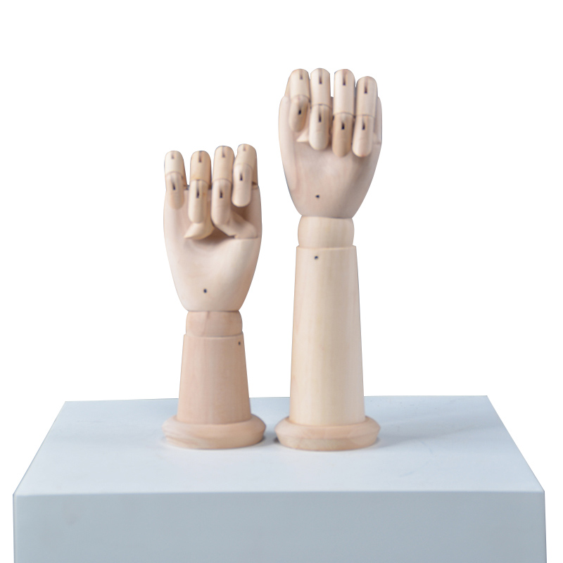 Display mannequin wooden mannequin hand display (DH)