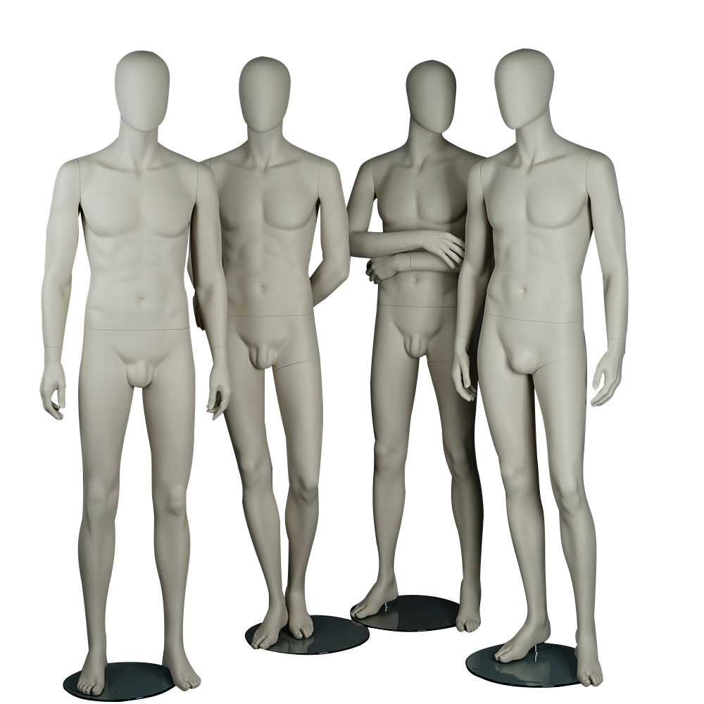 Wholesale muscle matte white mannequins/men suit model male mannequin(KMF)