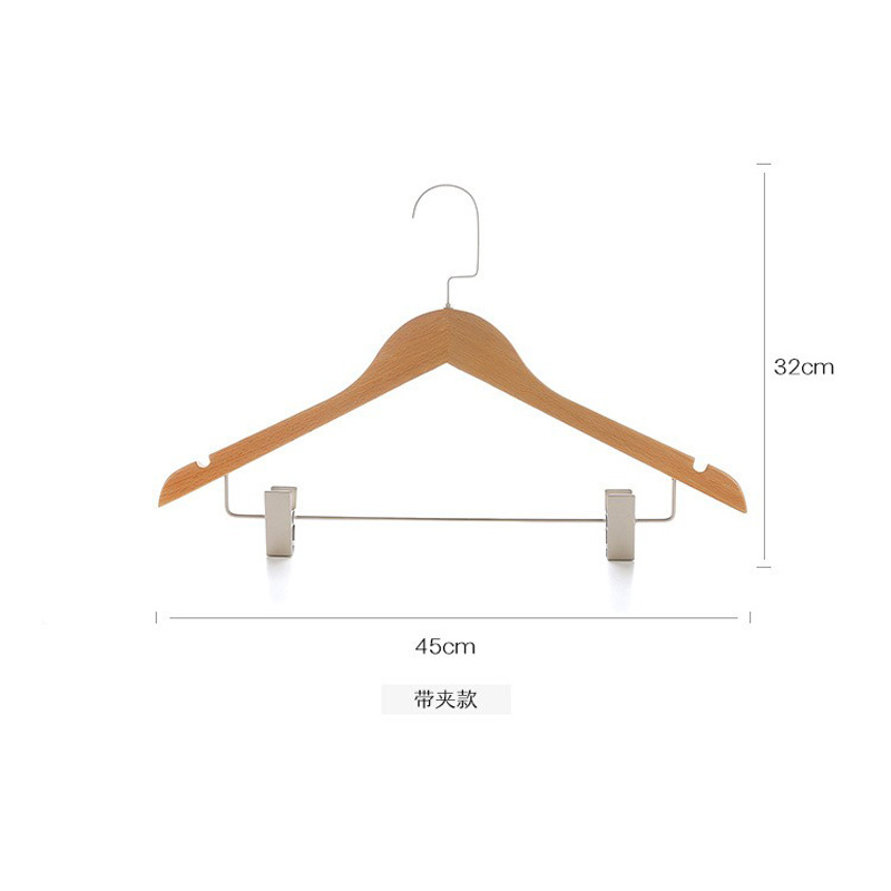 Shirt Black/white Wooden Types Clothes Hangers Best Skirt Hangers(YJG)