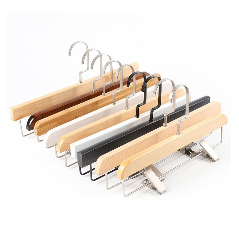 Wholesale hangers for trousers with clip