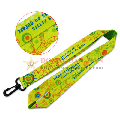 Lanyard yang disublimasikan pewarna