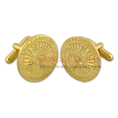 gold cufflinks