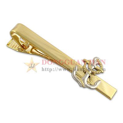 gold tie clip