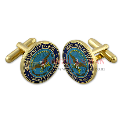 brass cufflinks