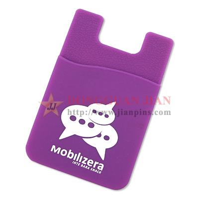 Silicone Phone Card Holder