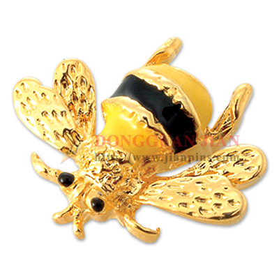 Broche abeille 3D 