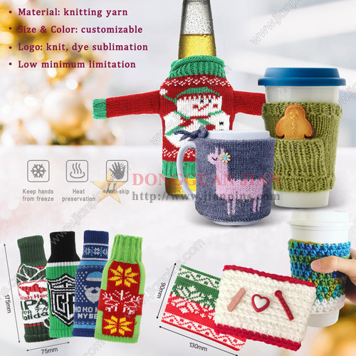 Fashion Knitted Drink Koozie