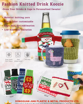 Fashion Knitted Drink Koozie