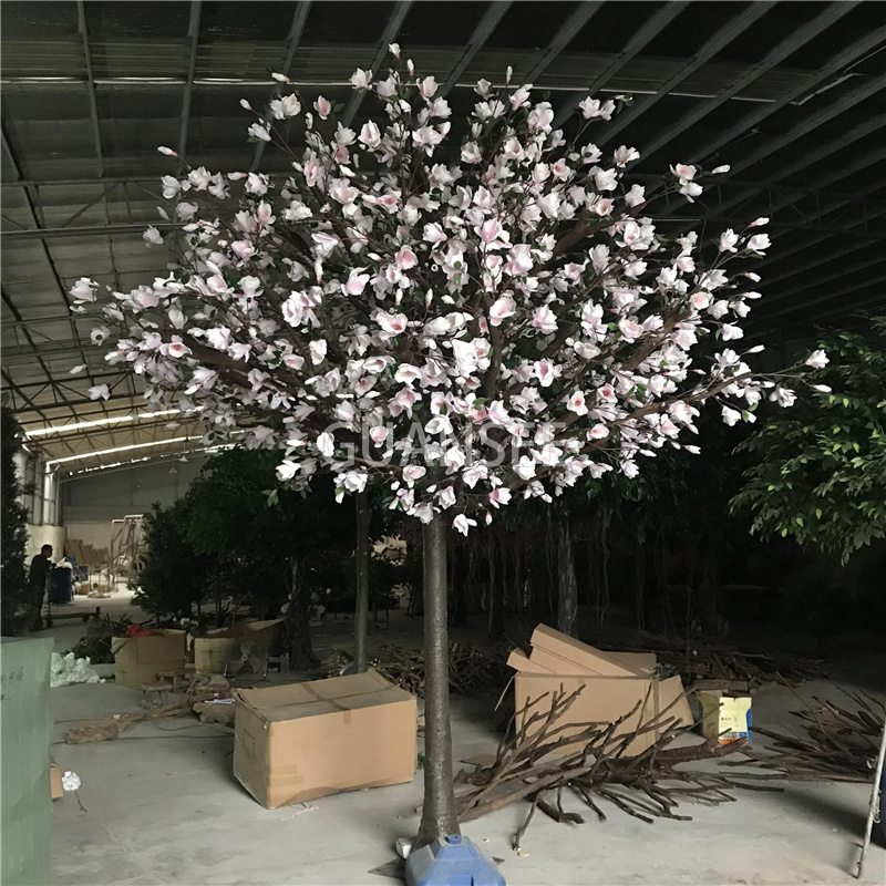 Artificial Magnolia Blossom Tree White Decoration Tree GSYLHS002