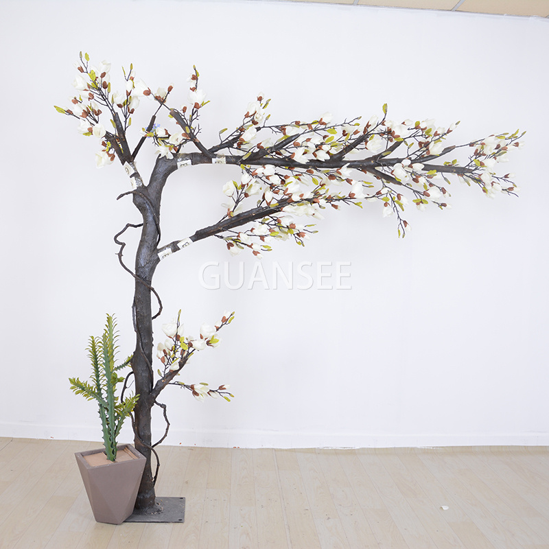 Artificial Magnolia Blossom Tree Indoor White Decoration Tree DBYLHS001