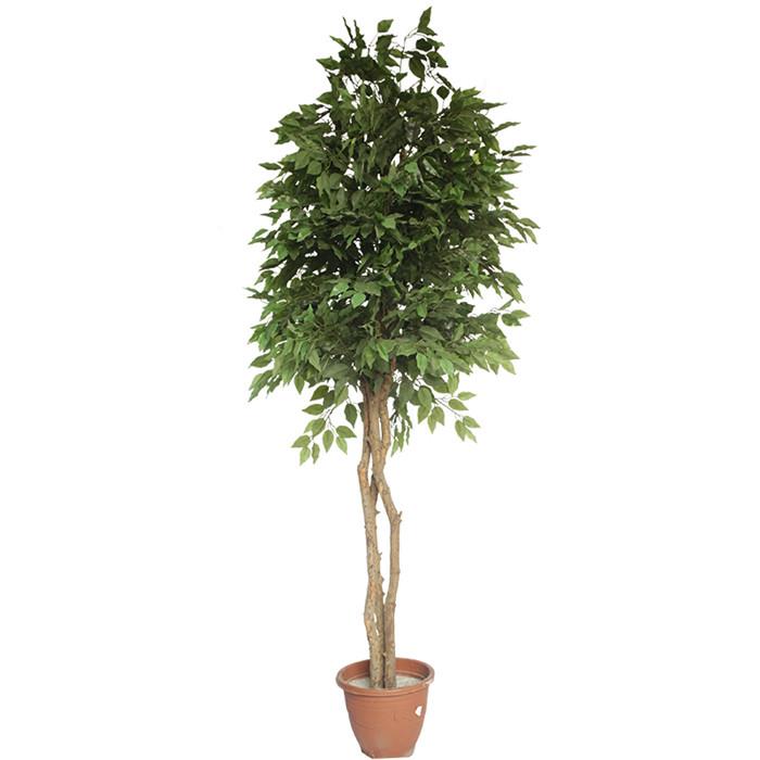 Artificial Banyan Potted Plants Faux Home Decor 