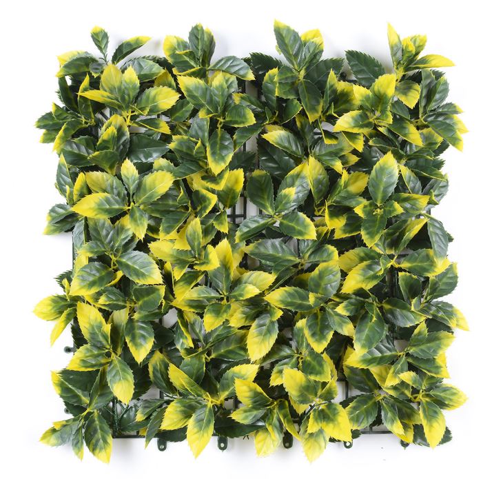 50x50cm Anti UV Artificial Garden Plants Wall Covering Green Hedge