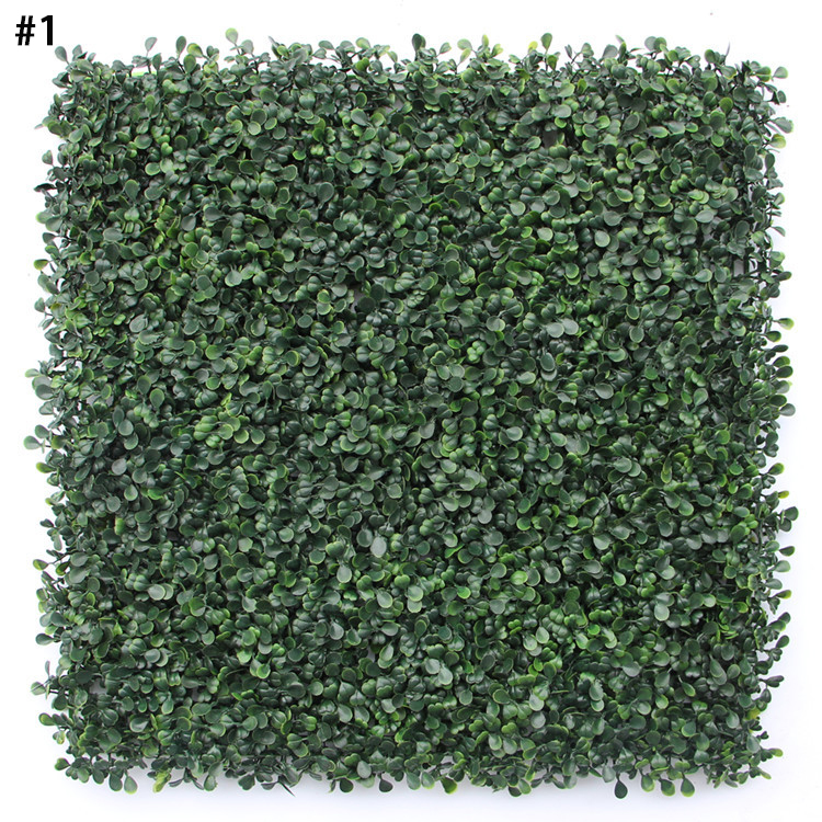 Artificial Vertical Green Walls Garden Decor Fireproof 