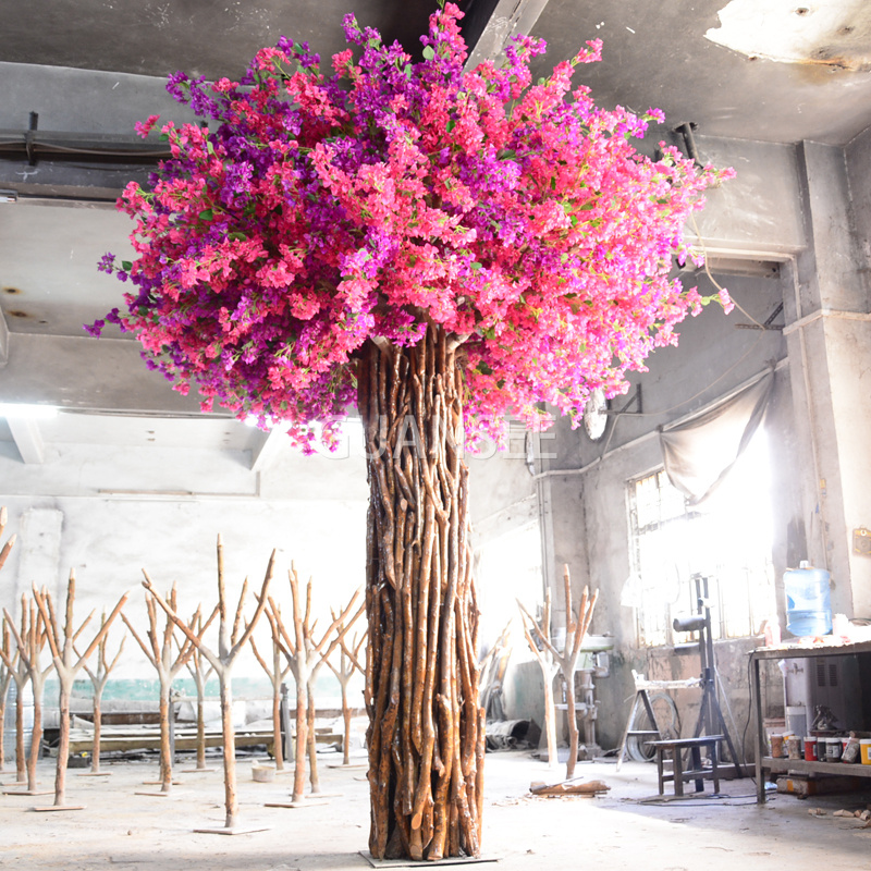 Customizable Large Artificial Bougainvillea Blossom Tree 