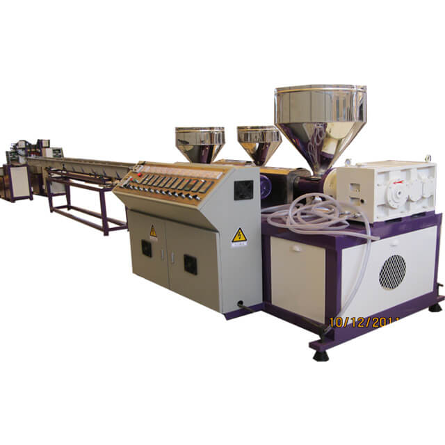 High capacity multicolor PP PE plastic mini rattan extruder machine