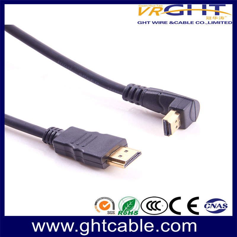 High Quality HDMI Cable straight to Angle Connector