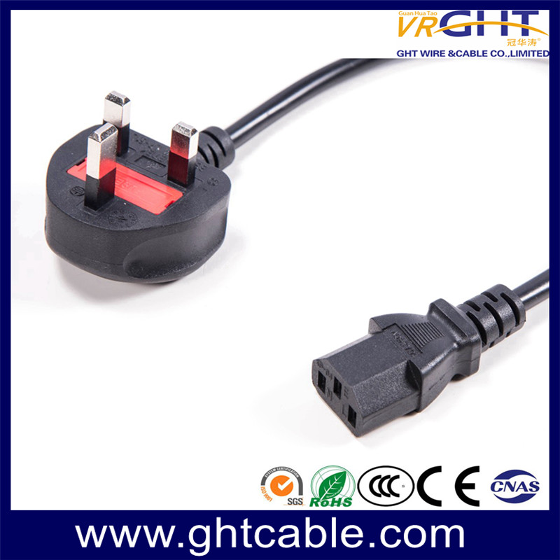 Big UK Power Cord & Power Plug for PC Using (BS1363)