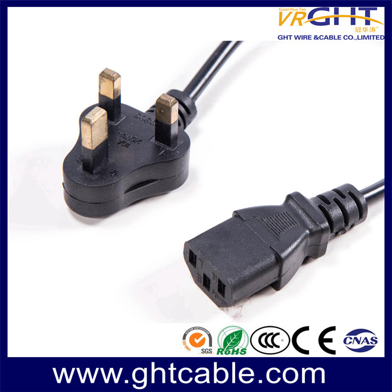 UK/Gulf States BS1363 to C13 Power Cord - For PC