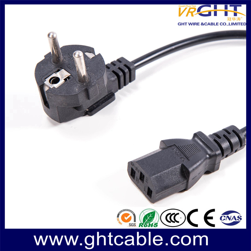 Europe/Schuko CEE7 to C13 Power Cord - For PC