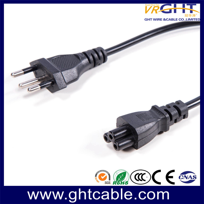 Brazil Power Cord & Power Plug for Laptop Using (NBR14136)